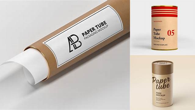 3569+ Paper Tube Mockup Free Download Photoshop Freebie