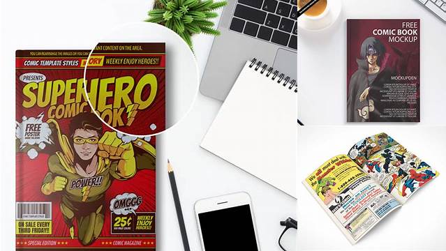 3570+ Comic Book Mockup Psd Free For Free Download