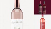 3571+ Rose Wine Bottle Mockup Free PSD Download