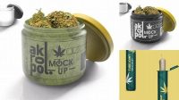 3575+ Weed Mockup PSD Download