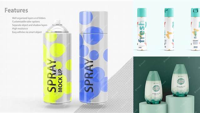 3579+ Air Freshener Aerosol PSD Mockup Unique High-Resolution PSD