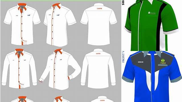 3584+ Template Baju Korporat Psd Smart PNG Image