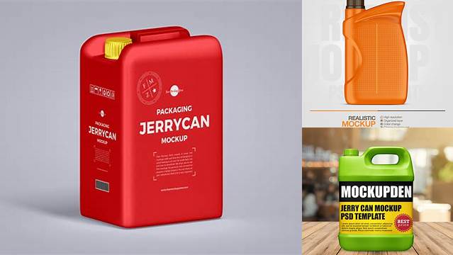 3586+ Jerrycan Mockup PSD Free Download