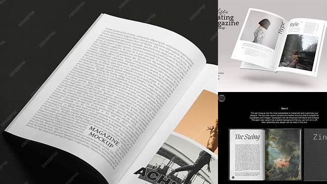 3591+ Zine Mockup Editable Photoshop File