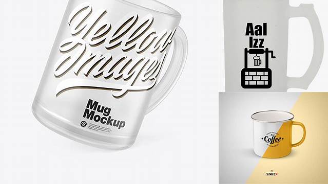 3592+ Frosted Mug Mockup For Free Download