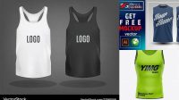 3596+ Men’s Sleeveless Shirt PSD Mockup Free Editable Photoshop Template