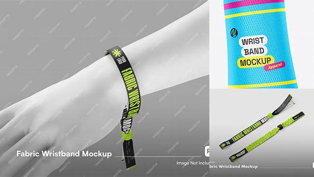 3597+ Fabric Wristband Mockup Digital Download