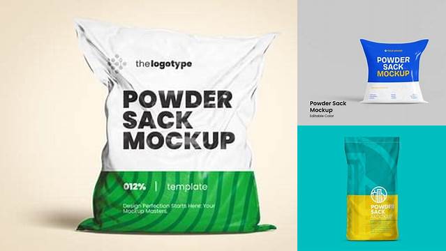 3598+ Powder Sack Mockup For Free Download