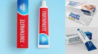 3612+ Toothpaste Mockup Free Download Best for Showcase