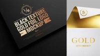 3613+ Gold Foil Mockup For Free Download