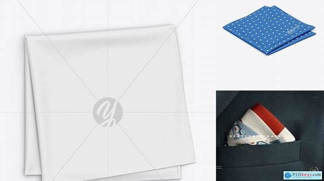 3613+ Pocket Square Mockup For Free Download