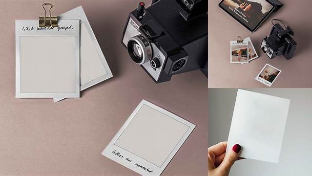 3613+ Polaroid Mockup Free Psd Free Photoshop Mockup Design