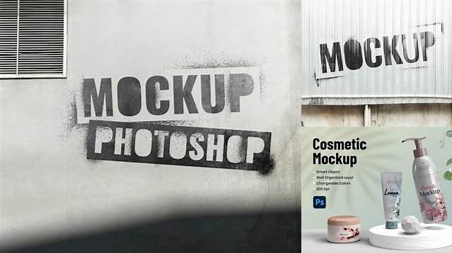 3617+ Stencil Mockup PSD Download