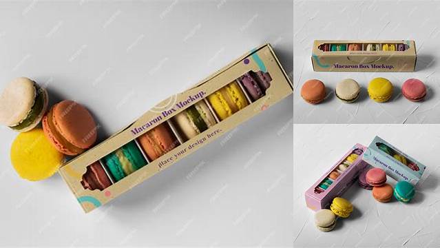 3619+ Macaron Mockup Premium Design Freebie