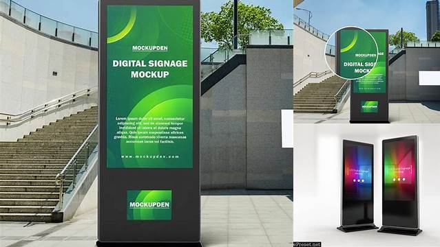 3620+ Digital Signage Mockup Easy Editable