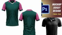 3622+ Mockup Jersey Polos Free Photoshop Mockup Design