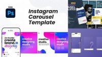 3623+ Instagram Carousel Mockup Psd Free For Free Download