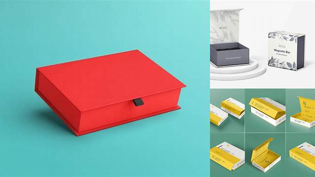 3623+ Magnetic Box Mockup PSD Free Download