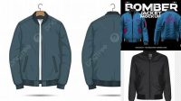 3628+ Mockup Bomber Jacket Smart PNG Image