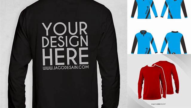 3630+ Mock Up Kaos Lengan Panjang Cdr Exclusive Free Photoshop Mockup