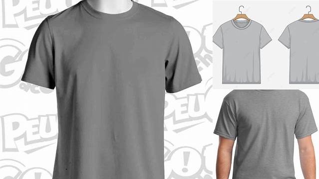 3630+ Mockup Kaos Abu Tua Best for Showcase