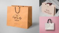 3631+ Square Bag Mockup Exclusive Free PSD