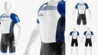 3638+ Men’s Triathlon Top PSD Mockup Professional Design PSD