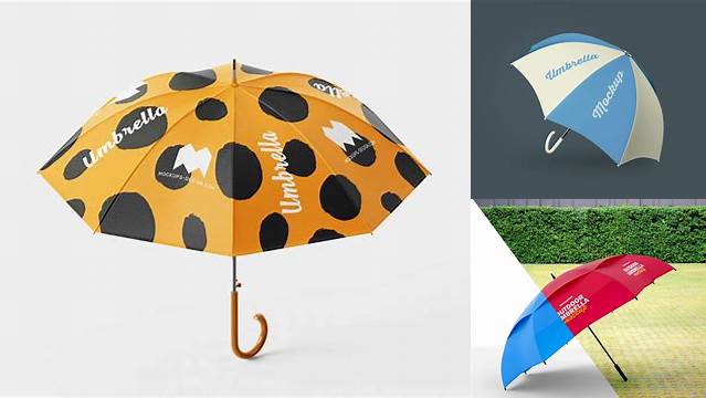 3639+ Outdoor Umbrella Mockup Free Free PSD