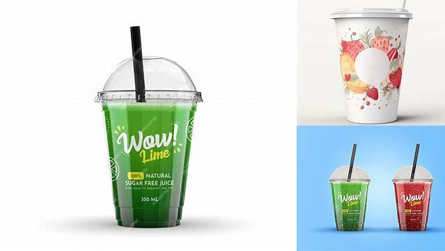 3641+ Smoothie Cup Mockup Include TIFF