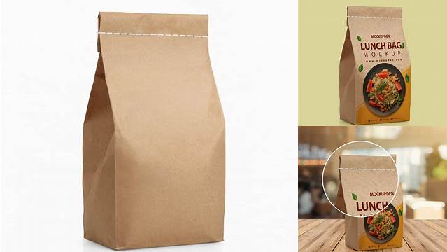 3646+ Lunch Bag Mockup Free Smart PNG Image