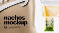 3647+ Clear Plastic Bag With Nachos PSD Mockup For Free Download