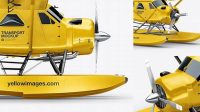 3657+ Seaplane PSD Mockup Half Side View Download Free PSD