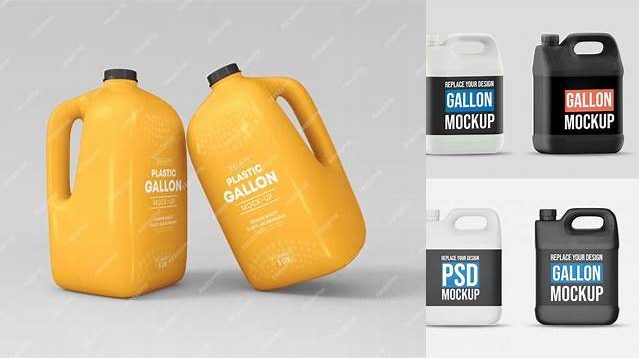 3659+ Gallon Mockup Free PSD File for Designers