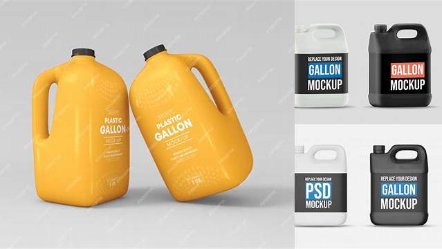 3659+ Gallon Mockup Free PSD File for Designers