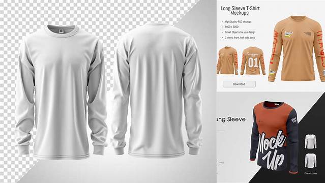 3659+ Long Sleeve Mockup Psd Free High-Quality PSD Files