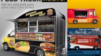 3660+ Food Truck Mockups PSD Download