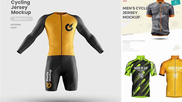 3662+ Bike Jersey Mockup Download PSD Download