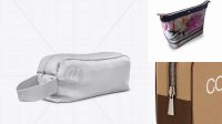 3663+ Cosmetic Bag Half Side View Free PSD