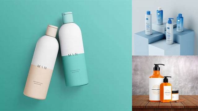 3668+ Cosmetic Bottle With Liquid PSD Mockup Advanced Editable Template Free