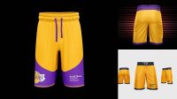 3671+ Basketball Shorts Mock Up Free PSD