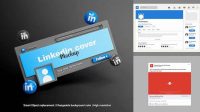 3677+ Linkedin Mockup 2020 Free PSD Free Download