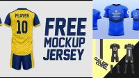 3679+ Mock Up Jersey Cdr Free Professional PSD Download