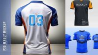 368+ Mockup Jersey Easy-to-Use PSD Template