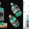 3683+ Gin Bottle Mockup Free Custom PSD Mockup Template