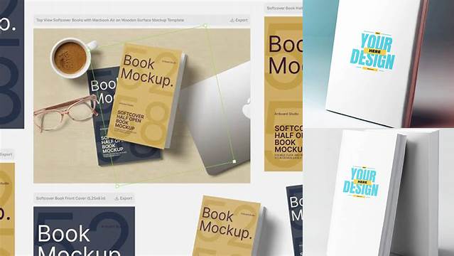 3687+ Free Online Book Mockup Generator Include TIFF