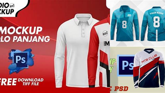 369+ Polo Lengan Panjang Mockup Unique Free Photoshop Files