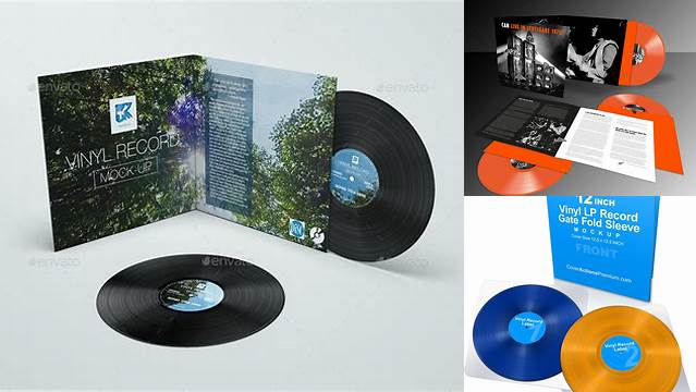 369+ Vinyl Gatefold Mockup Free Digital Download