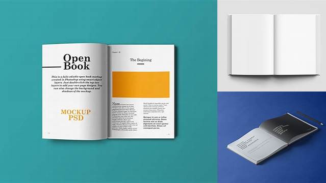 3699+ Opened Paper Book PSD Mockup Professional Quality Freebie PSD File