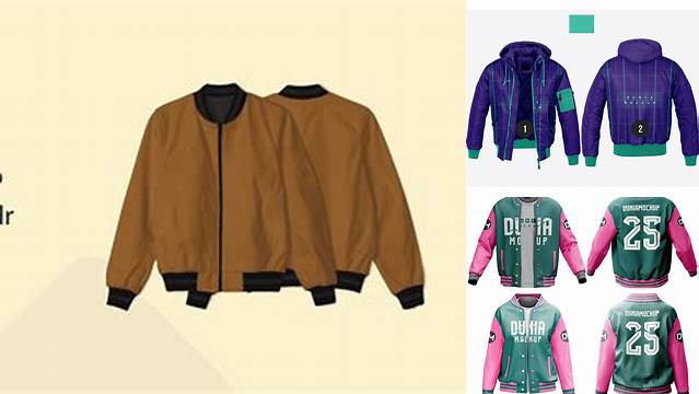 3700+ Mock Up Jaket Bomber Photoshop Freebie