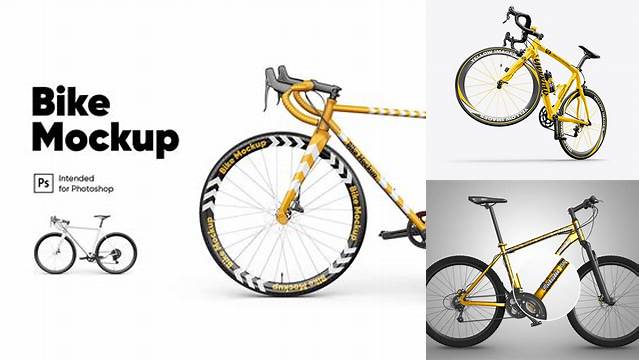 3709+ Bicycle Mockup Free Include TIFF